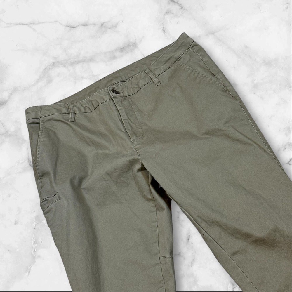 BYLT Premium Basics Men's Chino Pants Taupe Size 36 Straight Leg Cotton Blend